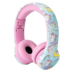 Snug Play+ Kids Headphones with Volume Limiting for Toddlers (Boys/Girls) – Unicorns