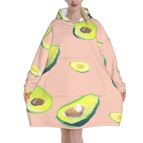 Sweat couverture oversize avocat : idée cadeau originale femme