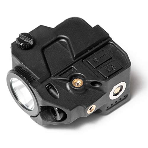 Firefly V2 Flashlight Laser Sight | Strobe Function | Combat Veteran Owned Company | Pistols | Rifles | 220 Lumens | Magnetic Charging | Laser Flashlight Combo for Handgun Pistol Hand Gun | Gun Light