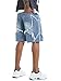 Sooluness Men's Pattern Embroidery Jean Shorts Casual Distressed Denim Shorts Summer Short Pants with Pockets (US, Alpha, X-Large, Regular, Regular, Blue Star)