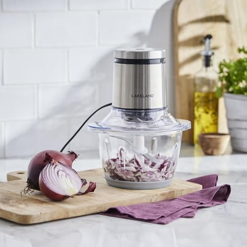 Lakeland 1.2L Chopper with Glass Bowl for Soups and Purées - Image 3