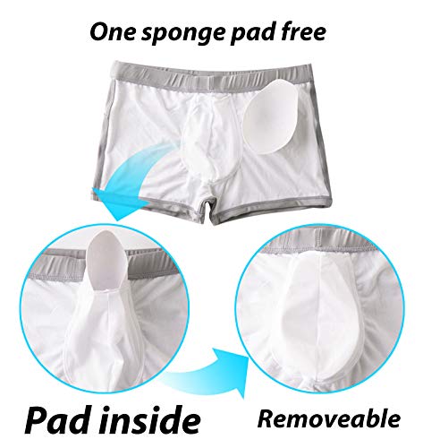 Men's Cups Swimwear Sponge Trunks Sexy Swimming Swimsuit2