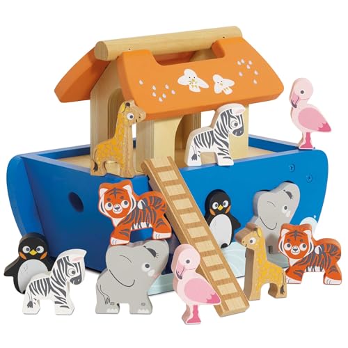 Le Toy Van – Steckspiel „Arche Noah“ | Pädagogisches Sensorikspiel...
