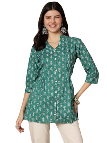 Image of Janakdulari Fashion Cotton Printed Top for Women and Girls (JDC-307)|| Party Office Home College Jean Wear