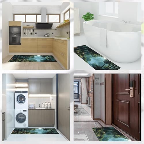 Alfombrillas de cocina de 50×80 y 50×120 para proteger el suelo contra salpicaduras 7