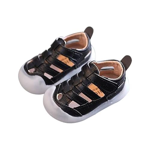 Zonkacen Unisex Baby Anti Slip Fashion Lightweight Soft Outdoor Sandals for Walking Beach Aqua Wading Sport Running Street Holiday Black Infant 4