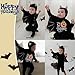 Waghaw Baby Bat Costume 6-9 Months My First Halloween Baby Boy Outfit Baby Bat Halloween Costumes Newborn Halloween Costume Boy（banBlack Plaid, 6-12months）
