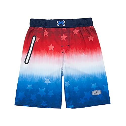 Rokka&Rolla Boys' 4-Way Stretch Swim Trunks Board Shorts Bathing Suit Swimwear With Mesh Lining, Upf 50+ #TOP2