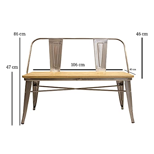 Review de Bancos con respaldo para comedor del mes. 21 Imagen adicional