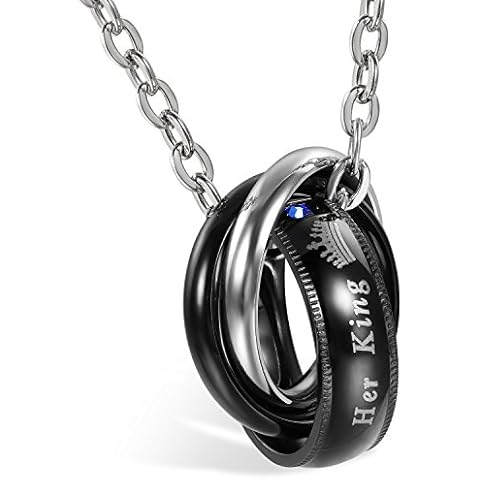 Flongo King and Queen Pendant Necklace Cover