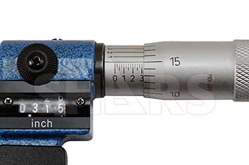 Image of Shars 0-1 inch Digit Outside Micrometer .0001 inch Graduation, Carbide 303-2401 P}