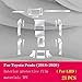 LQUNGE Car Center Console Screen Protective Film Anti-Scratch Repair Clear TPU Sticker Accessories，for Toyota Prado 2018-2022