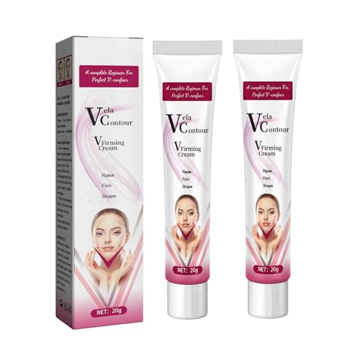 V Crema Rassodante Viso,Cream Doppio Mento per Rimuovere Il Viso,Antirughe,con Effetto Tensore,Schiarente,Idratante Intensa e Anti-Età,20G