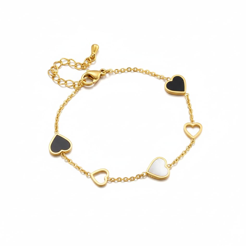 Anti Tarnish Retro Bracelet for women & Girls | Hand Band Gift Pack for Sister, Jewelry Accessories | Wrist Band for Girls, Women | Fancy Jewellery Combo Gifts | Ideal for Gifting Hamper