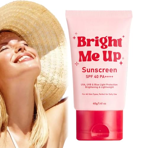 Crema De Alta Protección, Loción De Bloqueador Solar Impermeable, Loción De Protección UV, Fórmula Impermeable Y Resistente Al Sudor, En La Piel Y Adecuado, 40 G Para Acampar, Caminatas, Viajes,