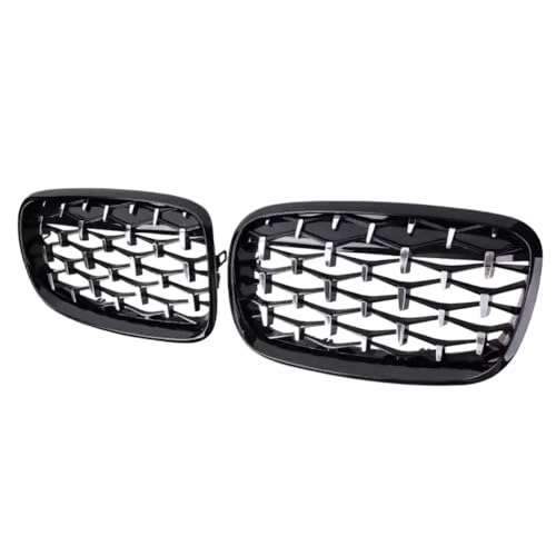 Grille avant noire style diamant compatible X5 E70 X6 E71 2007-2014