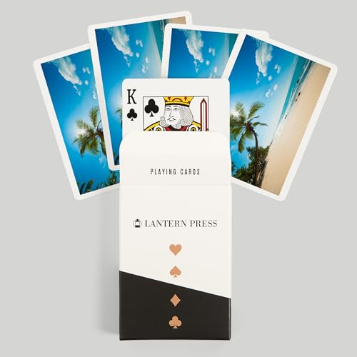 Baraja Tropical Beach con Palma, 52 Cartas Póker miniatura 6