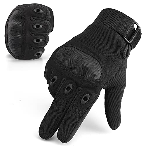Gants Moto et Scooter | Gant Moto Homologué CE Obligatoire Résistants | Confortable Gant Unisexe Anti-Usure, Écran Tactile Gant Respirable Protection Coque Carbonne Anti-Choc, Bonne Sensibilité