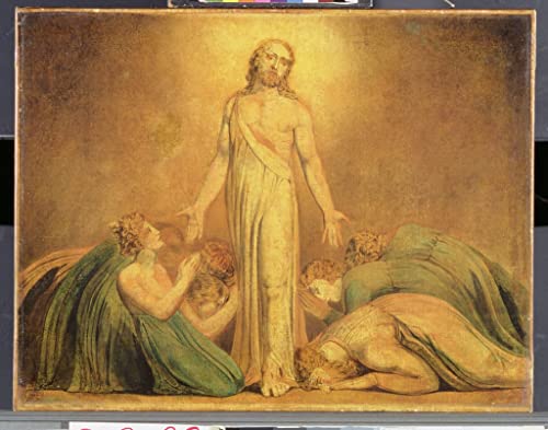 Toile Christ apparaissant aux apôtres de William Blake - Impression Haute Définition