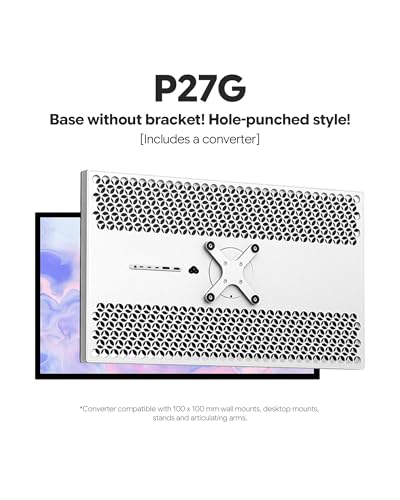 Image of P27G 27'' UHD 4K (3840x2160) Glossy Monitor, IPS Panel, 10-Bit Color, 99% sRGB, 96% DCI-P3, 60Hz, 163PPI, HDR, Low Blue Light, Eye Care (Honeycomb - Without Stand)