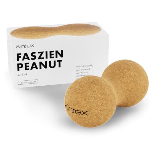 Kintex Pelota peanut de corcho 13,5 cm para masaje miofascial