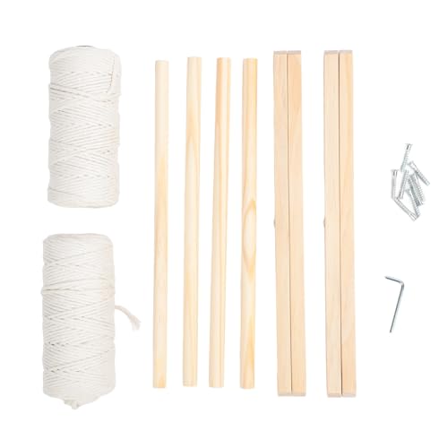 Revistero pequeño de macramé boho fácil de instalar como organizador de revistas 2