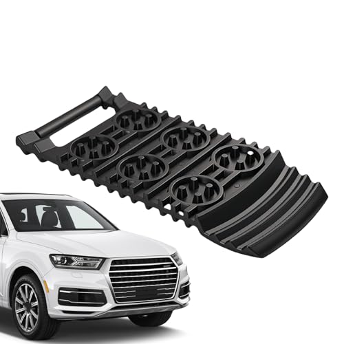 Duroecsain Axes De Traction Pour Pneus - Tapis de Traction pour Sable, Dispositif antidérapant pour Grip Roues Récupération Véhicules SUV Camion Quad Remorque Agricole Neige Sable Plage