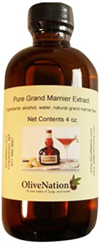OliveNation Grand Marnier - Sabor clásico sin alcohol y naranja coñac para cocinar, hornear, salsas, rellenos, helado, sin OMG, sin gluten, kosher,