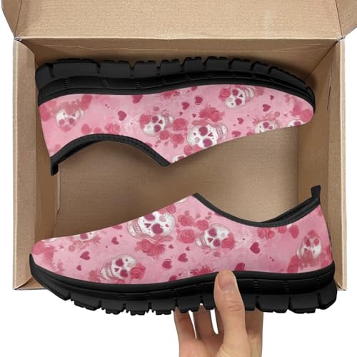 Image of Women's Loafers Slip On Slip Shoe Casual Walking Shoes Non Slip Work Shoes Mesh Athletic Sneakers
