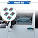 VekAuto 5 Pcs Door Bowl Cover Trim Compatible for Jeep Wrangler JL 2018-2022 ABS Light Blue Exterior Accessories