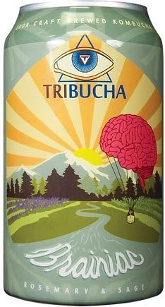 Brainiac Tribucha Kombucha 12 Pack