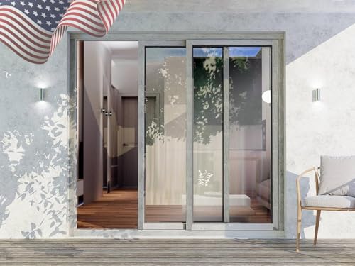 VDOMDOORS Patio Exterior Metal-Plastic Sliding Doors/Patio 8166 Grey Ash 64"