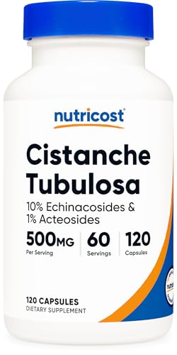 Nutricost Cistanche Tubulosa 500mg Per Serving, 120 Capsules - Ve...