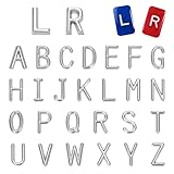 LemonSecret 30 Pcs Xray Lead Initials for Xray Markers DIY Lead Letters 'L' & 'r' Sign, Doctor Darkroom Supplies, Not Including Finished Products