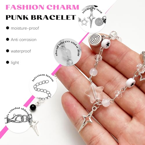 Image of SANNIDHI 2 Pcs Friendship Bracelet for Girls and Women Butterfly Best Friend Bracelet For Couples Adjustable Matching Bracelets BFF Beads Bracelets Jewellery Birthday Rakhi Gift For Sister, Kids