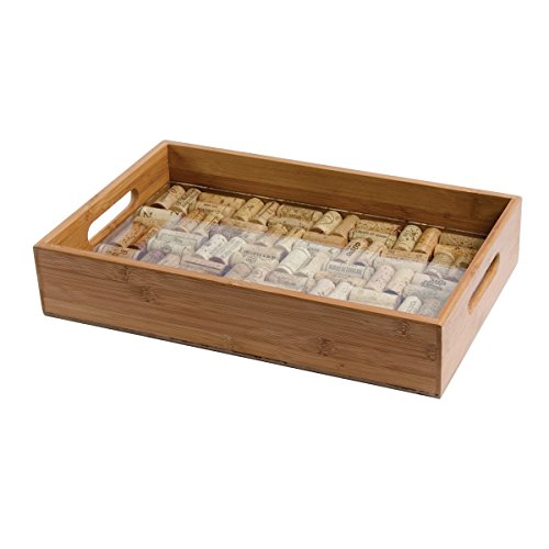 Oenophilia Bamboo Cork Service Tray Kit by Oenophilia