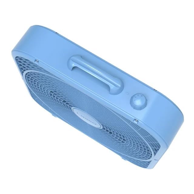 Blue Lasko Box Fan Lasko Cool Colors 20