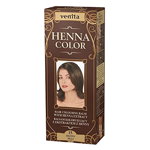 Venita - Bálsamo Color Henna - Fórmula 100% Natural - Tono Bronce Cálido y Brillante - Hidratante y Nutritivo - Unisex - Sin Amoníaco ni Peróxido - Hecho en la UE - Bronze - 75 ml