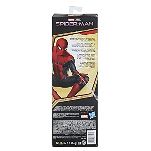 Spider-Man Marvel Titan Hero Series 12-Inch New Red And Black Suit Action Figure Toy, Movie Inspired, For Kids Ages 4 And Up #TOP3