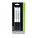 Slick Writer Marker Set by American Crafts | 3-piece marker set in fine, medium and broad tips | Black