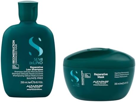 Semi di Lino Reconstruction Bond Repair Shampoo + Mask Set
