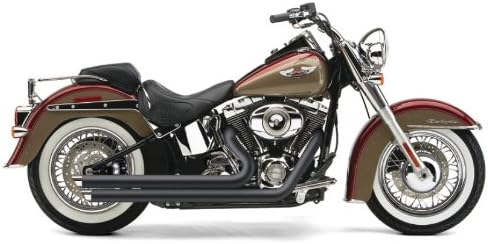 Cobra Hd Exhaust Speedster Slashdown Black 86-11 Softail Complete Systems #6851b