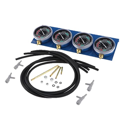 Ronyme 2 Peças Carburador de Motocicleta Medidor de Vácuo Balanceador de 4 Cilindros Conjunto de Med