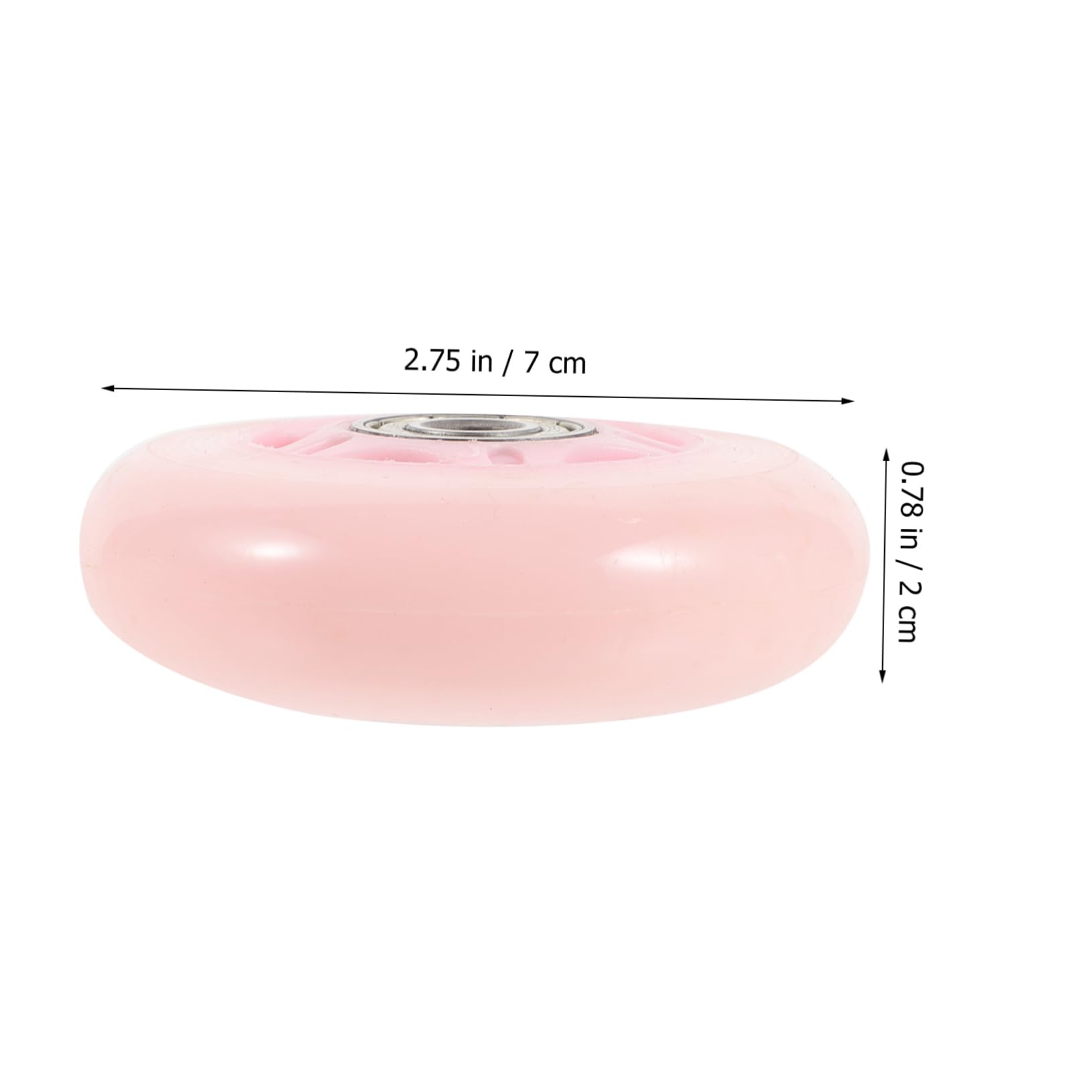 UKCOCO 4Pcs PU Skate Wheels for Roller Skates Durable High Elasticity Wear Resistant Easy to Install