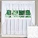 Lorraine Home Fashions Candlewick Tailored Swag, 60 by 38-Inch, White