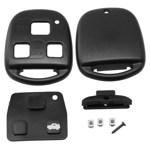 NEIQIUWING Carcasa para mando a distancia Toyota (Land Cruiser y FJ, sin hoja de llave)