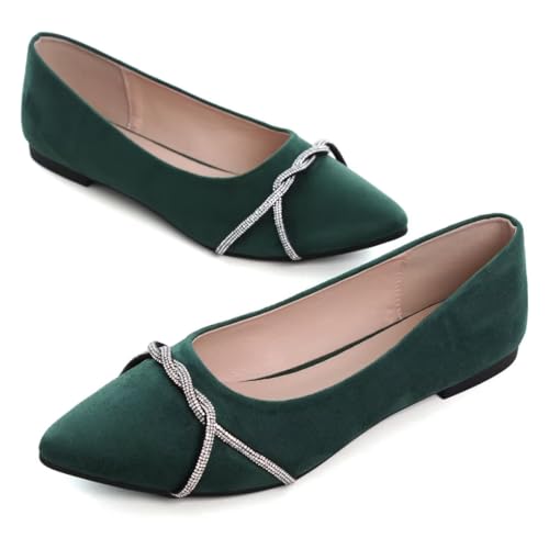 Image of TN TANGNEST Womens Casual Flats Chain Ballet Flats