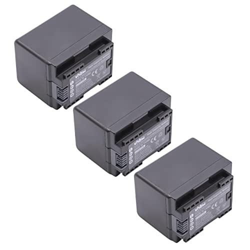 Vhbw 3x Li-Ion batteria 2400mAh (3.6V) con