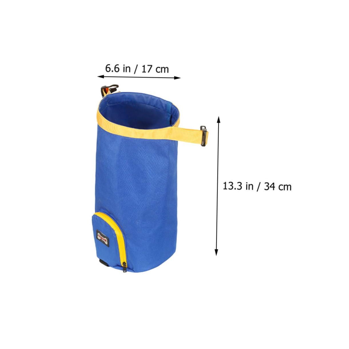Yardwe 1Pc Large Capacity Pet Food Bag Dog Cat Food Storage Tank for Outdoor Use Portable Folding Design Convenient Self Sealing for Travel