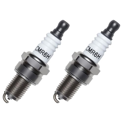 Bujía de repuesto para cortacésped, 2 CMR6H para MS170, MS171, MS181, MS211, MS231, MS241, MS251, BG56, BG66, BG86, BR500, BR550, BR600, para recortadora FS90, FS100, FS110, FS90R, FS100R, FS110R